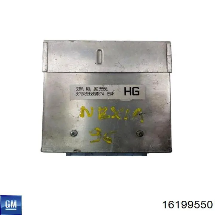 16199550 General Motors Módulo de direção (Centralina eletrônica) de motor