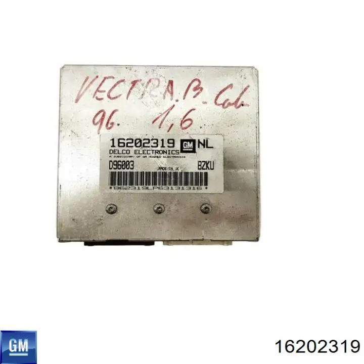 Módulo de direção (Centralina eletrônica) de motor 16202319 General Motors