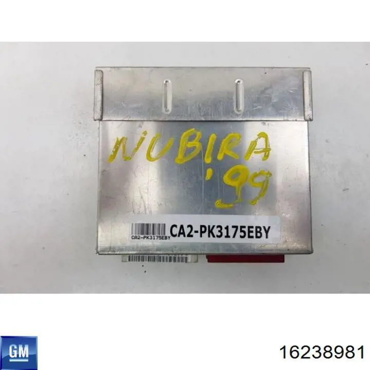 16238981 General Motors Módulo de direção (Centralina eletrônica) de motor