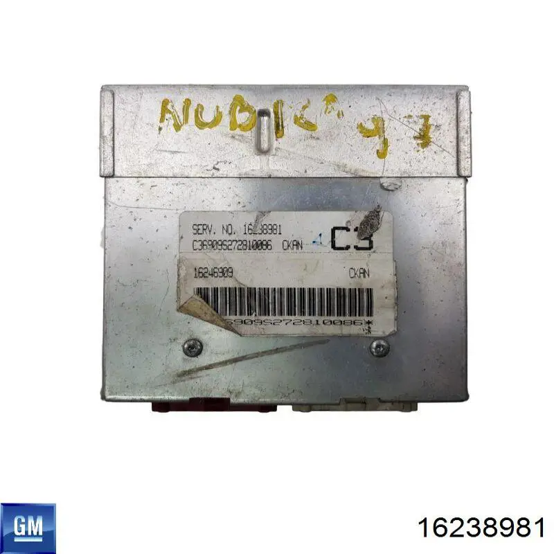Módulo de direção (Centralina eletrônica) de motor General Motors 16238981