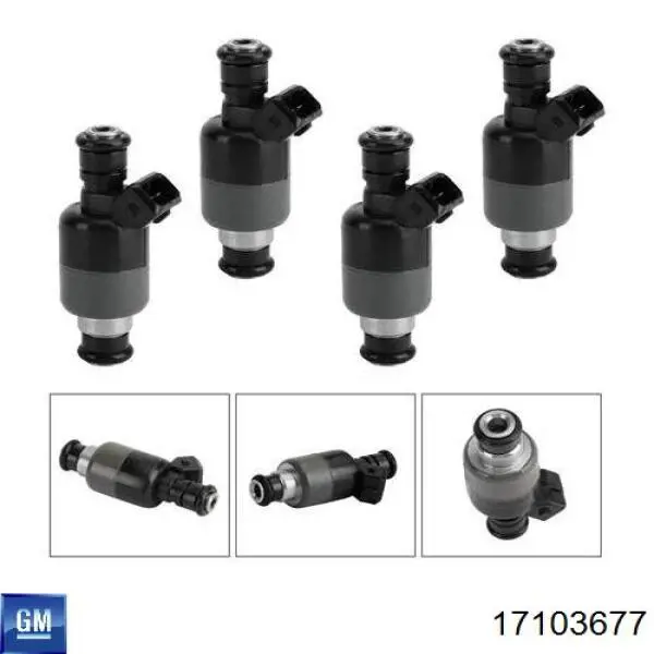 Injetor de injeção de combustível Opel 17103677 preço, a partir de 40,86 USD