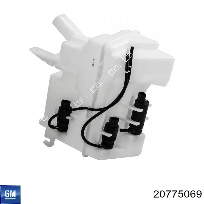20775069 General Motors Tanque de fluido para lavador de vidro