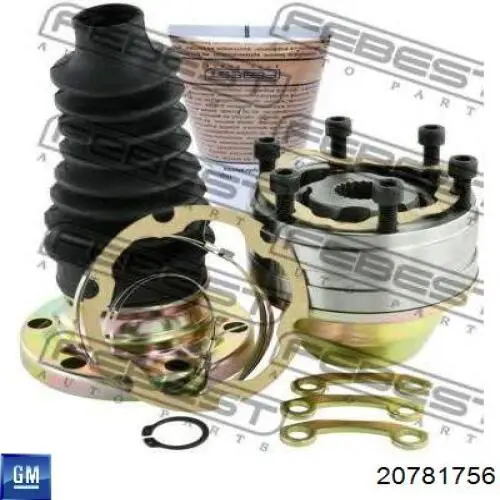 Junta universal traseira montada General Motors 20781756 preço, a partir de 78,83 USD