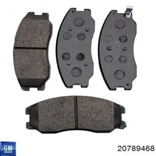 Compre 20789468 General Motors Sapatas do freio dianteiras de disco