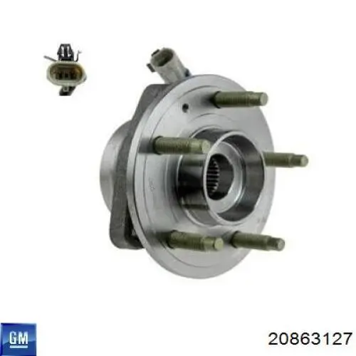 20863127 General Motors Cubo dianteiro