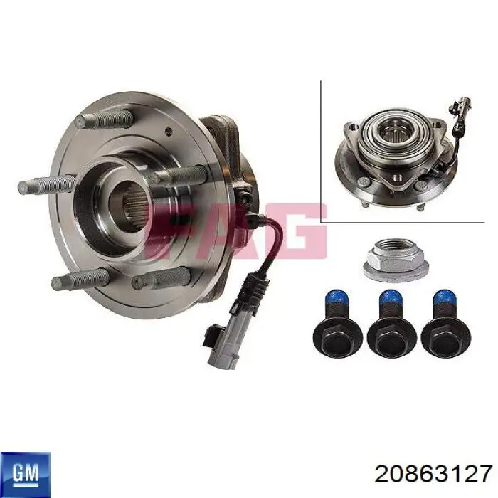 Cubo dianteiro General Motors 20863127 preço, a partir de 125,36 USD