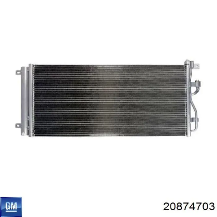 Radiador de aparelho de ar condicionado General Motors 20874703 preço, a partir de 117,33 USD