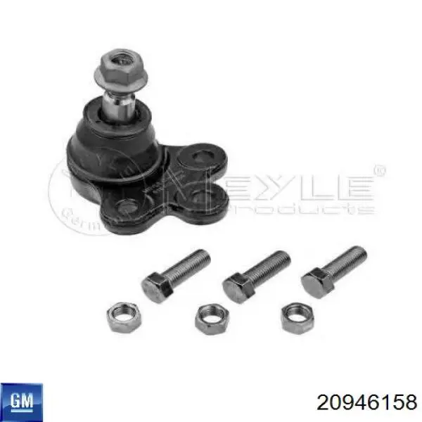 Braço oscilante inferior esquerdo de suspensão dianteira 20946158 Opel