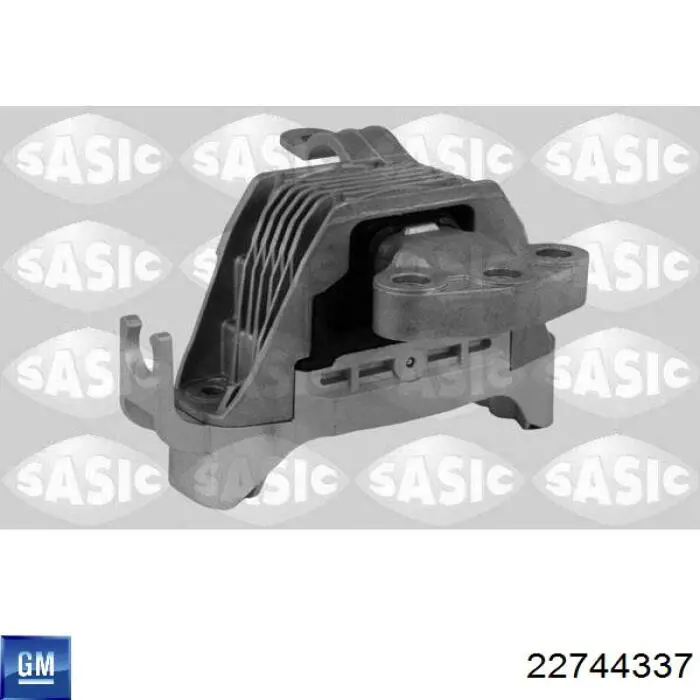 22744337 General Motors Coxim (suporte) direito de motor