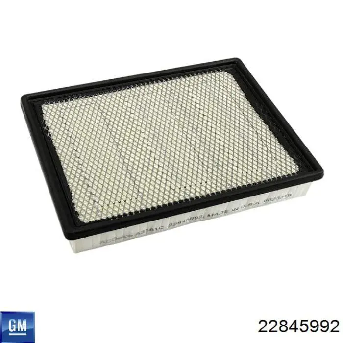 Filtro de ar General Motors 22845992 preço, a partir de 14,13 USD