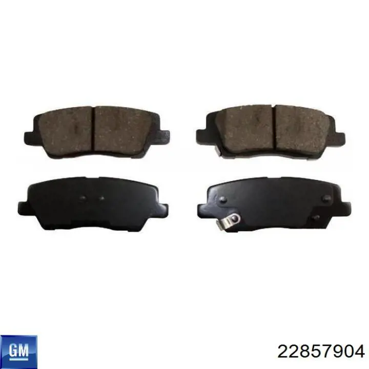 Sapatas do freio traseiras de disco General Motors 84252357 preço, a partir de 33,52 USD