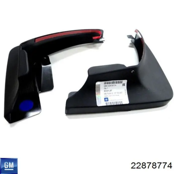 Protetores de lama traseiros, kit Opel Insignia A G09