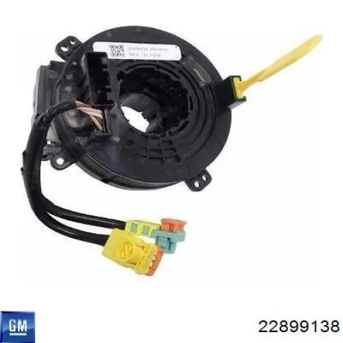 22899138 General Motors Anel AIRBAG de contato, cabo plano do volante