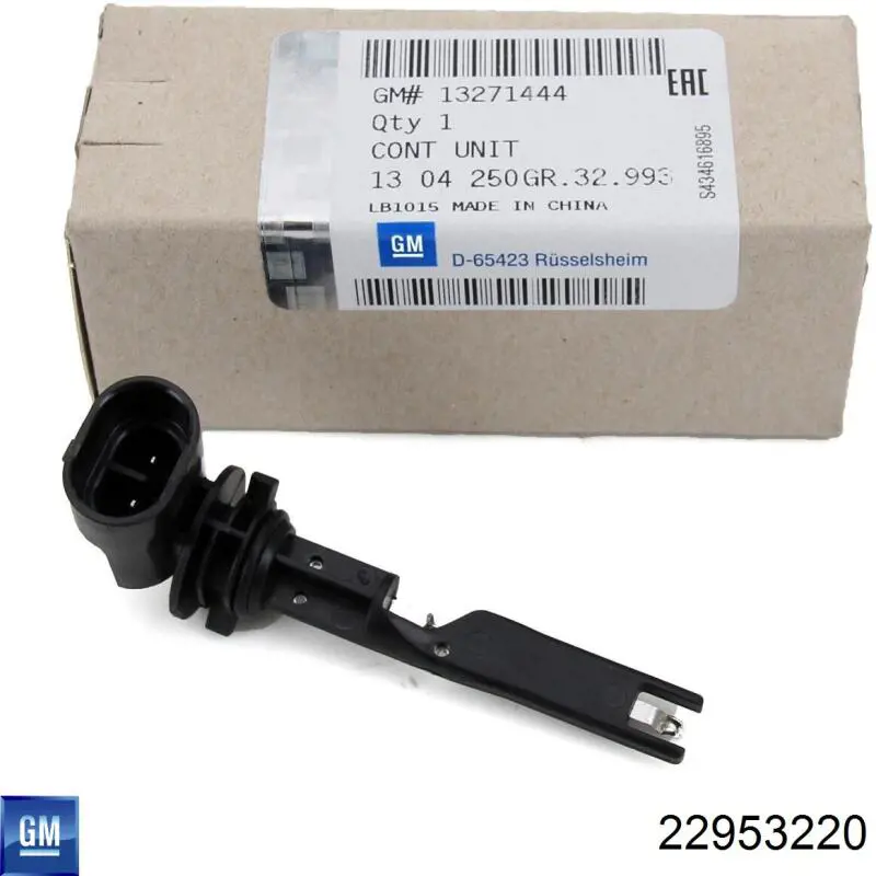 Tanque de expansão do sistema de esfriamento General Motors 22953220