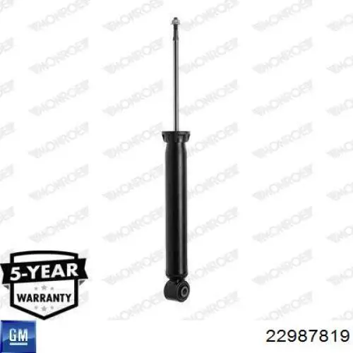 22987819 Opel Amortecedor traseiro esquerdo