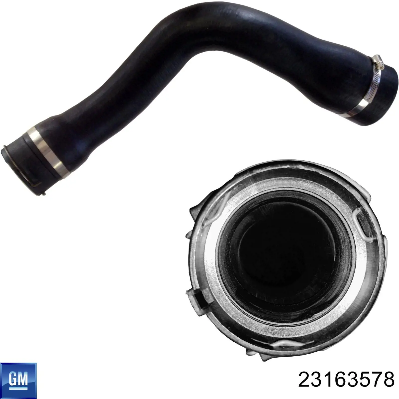 23163578 General Motors Mangueira (cano derivado) de intercooler