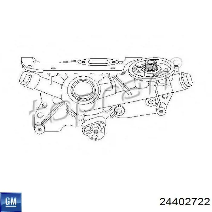 24402722 General Motors Bomba de óleo