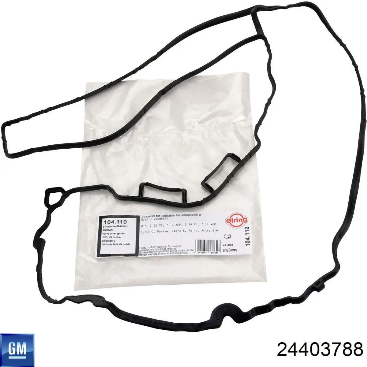 Vedante de tampa de válvulas de motor 24403788 General Motors