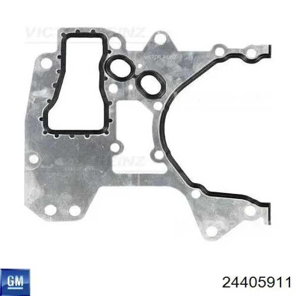 24405911 General Motors Vedante de tampa dianteira de motor