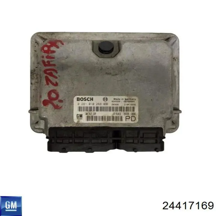 24417169 General Motors Módulo de direção (Centralina eletrônica) de motor