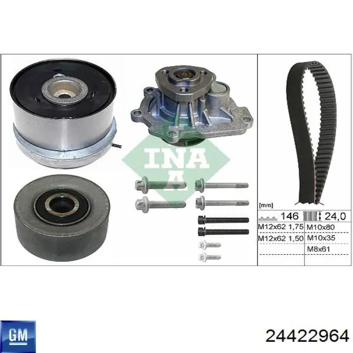 Correia do mecanismo de distribuição de gás General Motors 24422964 preço, a partir de 40,21 USD