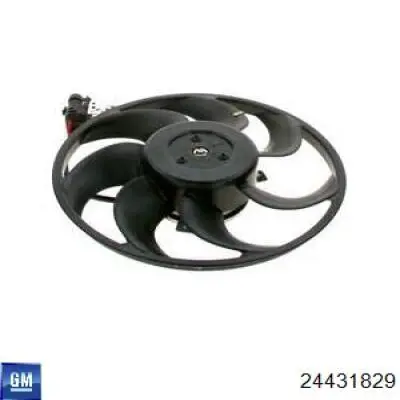 Difusor do radiador de esfriamento, montado com motor e roda de aletas General Motors 24431829 preço, a partir de 37,31 USD