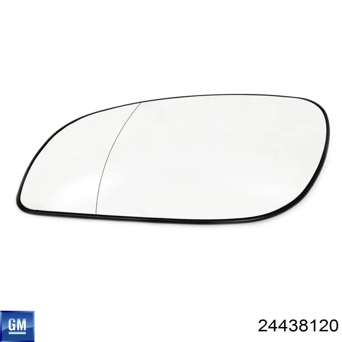 Elemento espelhado do espelho de retrovisão esquerdo 24438120 General Motors