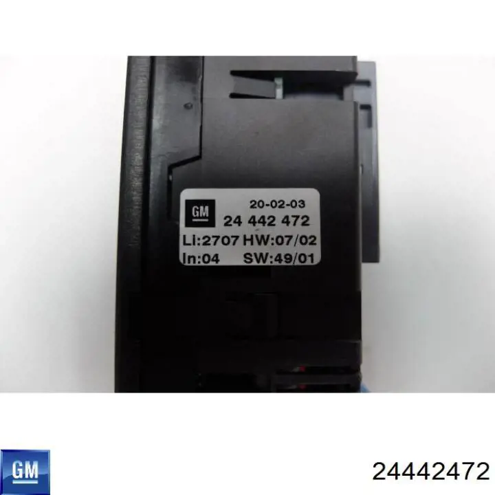 24442472 General Motors Módulo de direção (Centralina eletrônica) de climatização
