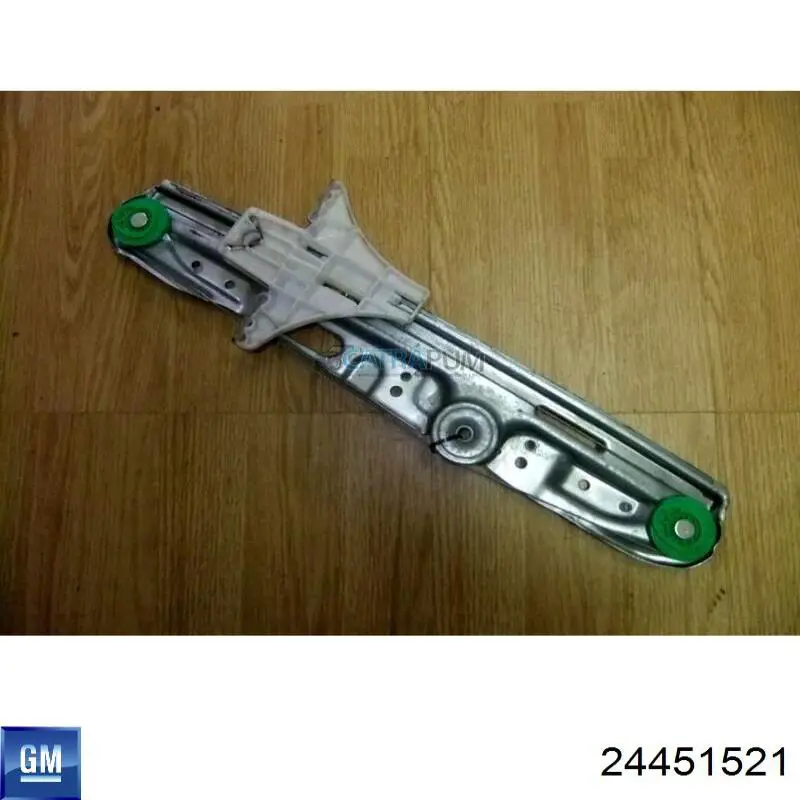 Compre 24451521 General Motors Mecanismo de acionamento de vidro da porta traseira esquerda