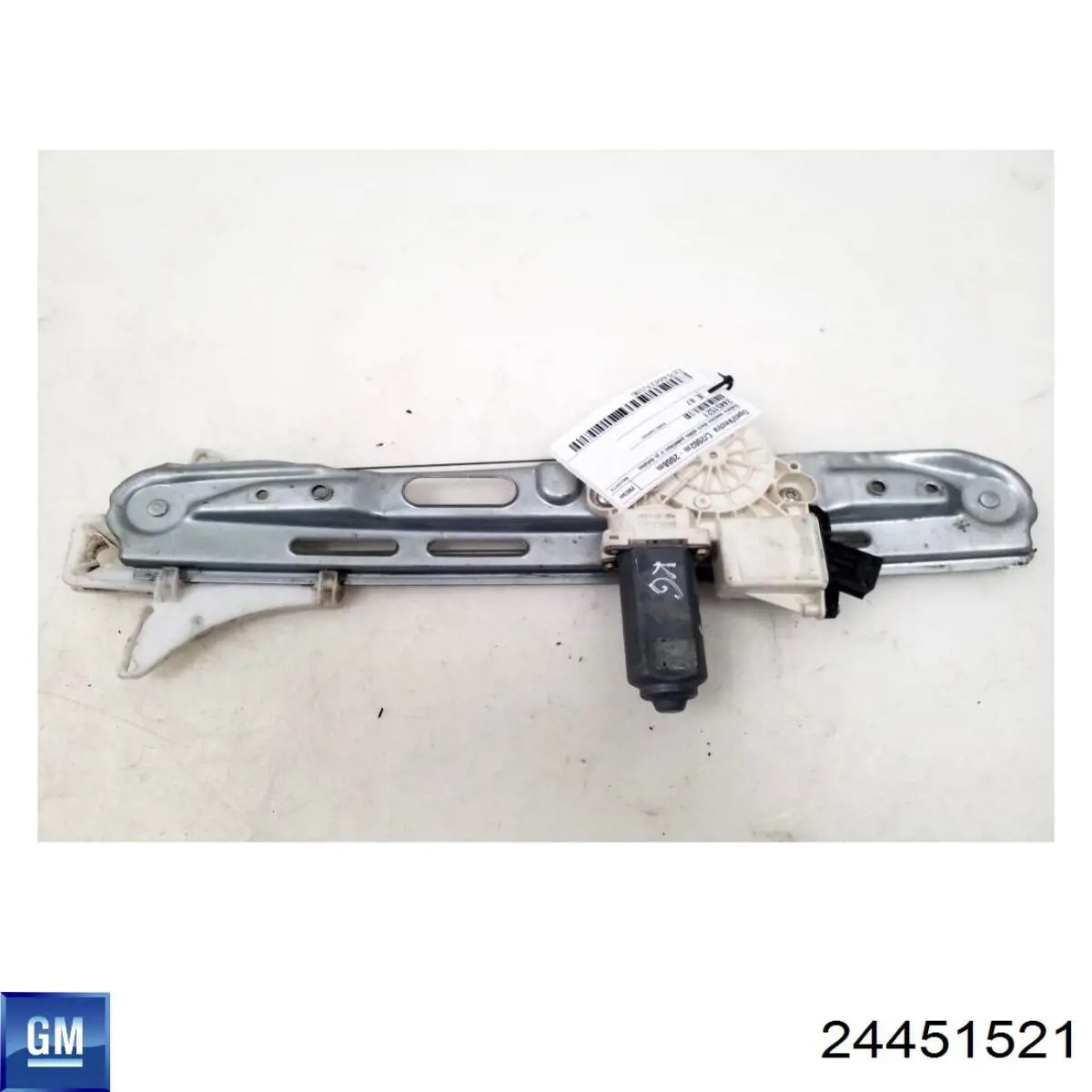 24451521 General Motors Mecanismo de acionamento de vidro da porta traseira esquerda