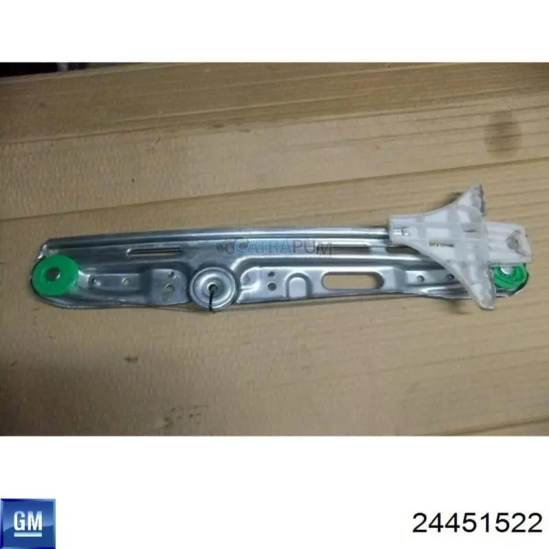 Mecanismo de acionamento de vidro da porta traseira direita General Motors 24451522