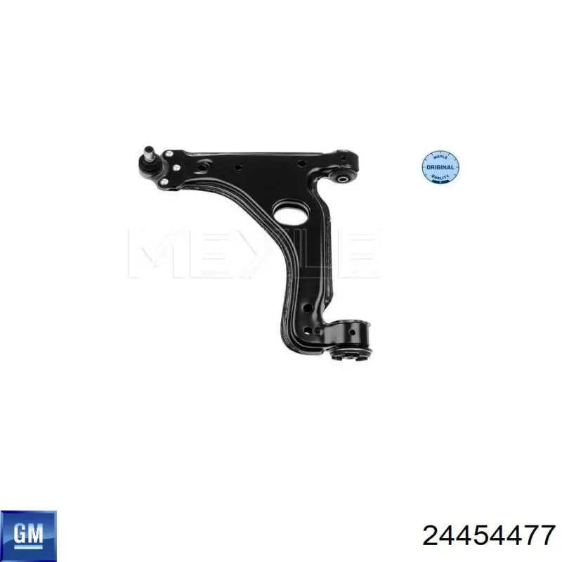 24454477 General Motors Braço oscilante inferior esquerdo de suspensão dianteira