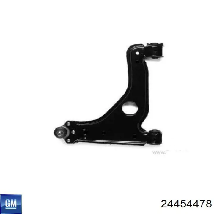 24454478 General Motors Braço oscilante inferior direito de suspensão dianteira