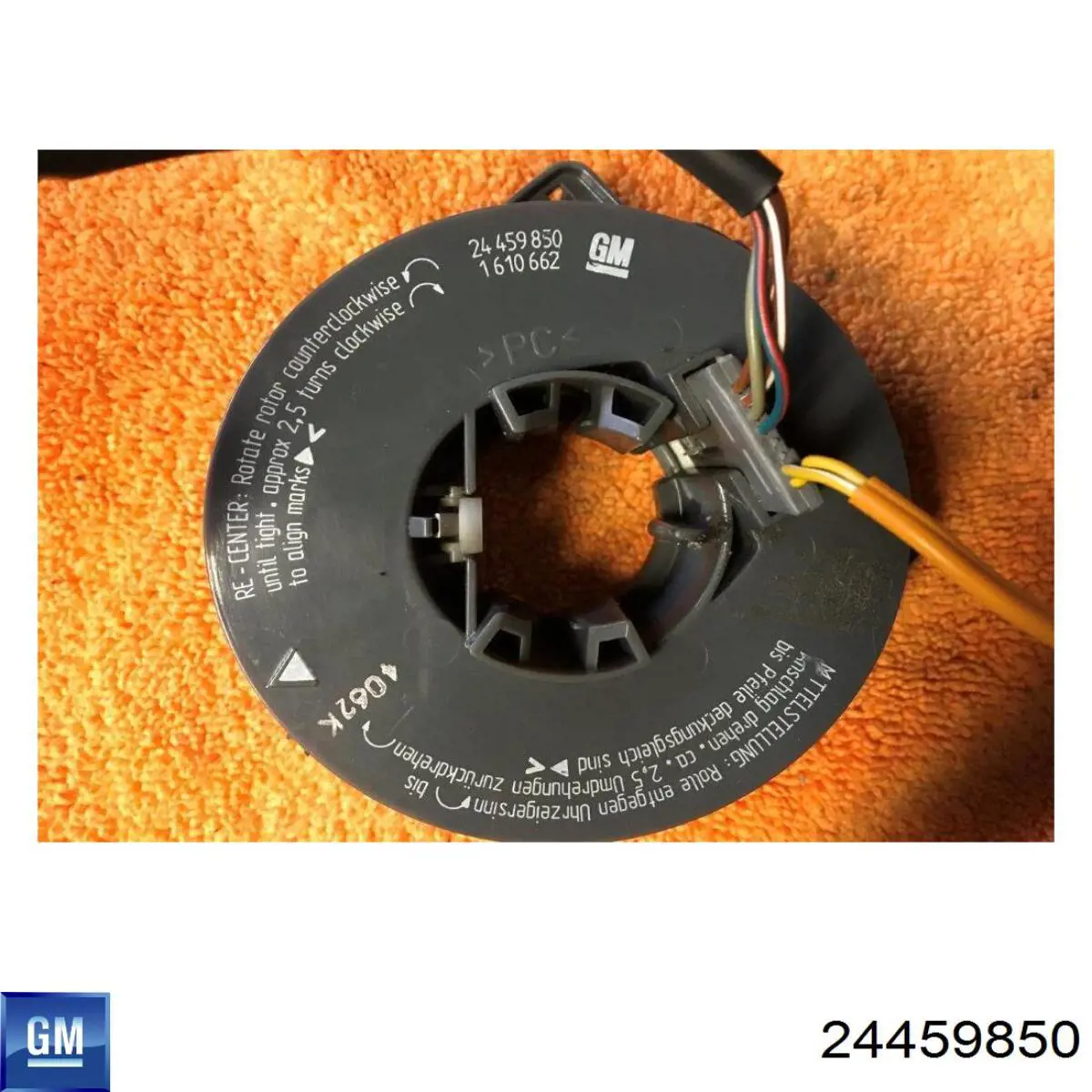 Compre 24459850 General Motors Anel AIRBAG de contato, cabo plano do volante