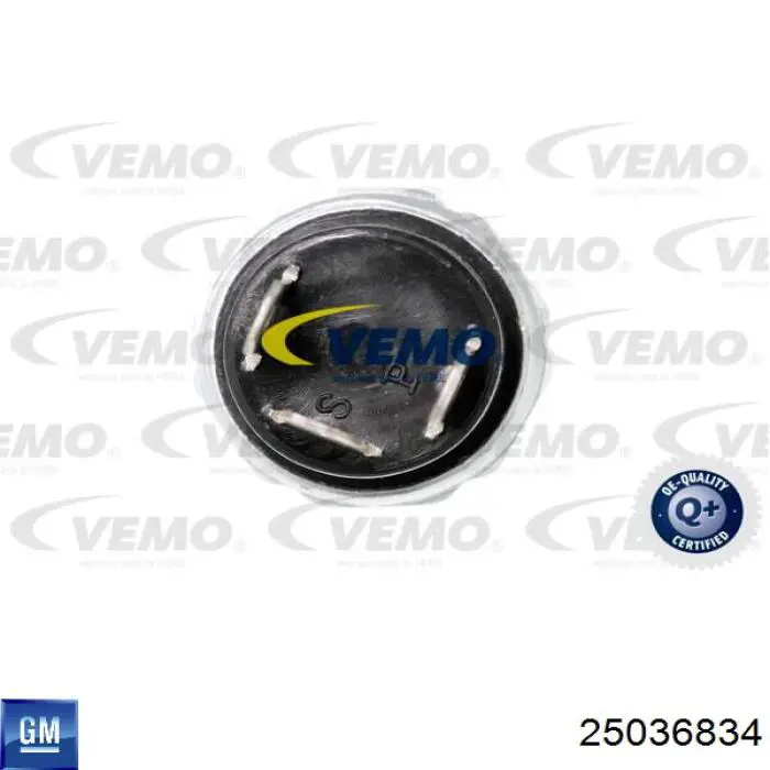 25036834 General Motors Sensor de pressão de óleo