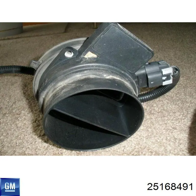 Sensor de fluxo (consumo) de ar, medidor de consumo M.A.F. - (Mass Airflow) General Motors 25168491
