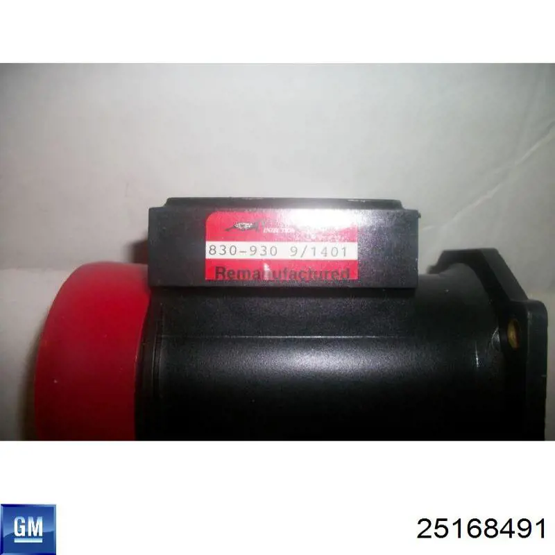 25168491 General Motors Sensor de fluxo (consumo) de ar, medidor de consumo M.A.F. - (Mass Airflow)