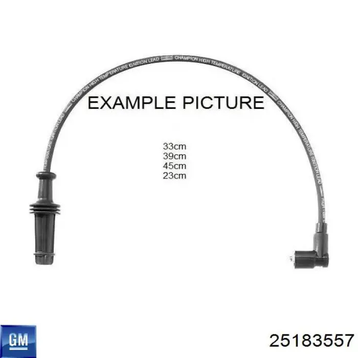 Fios de alta voltagem, kit General Motors 25183557 preço, a partir de 44,26 USD