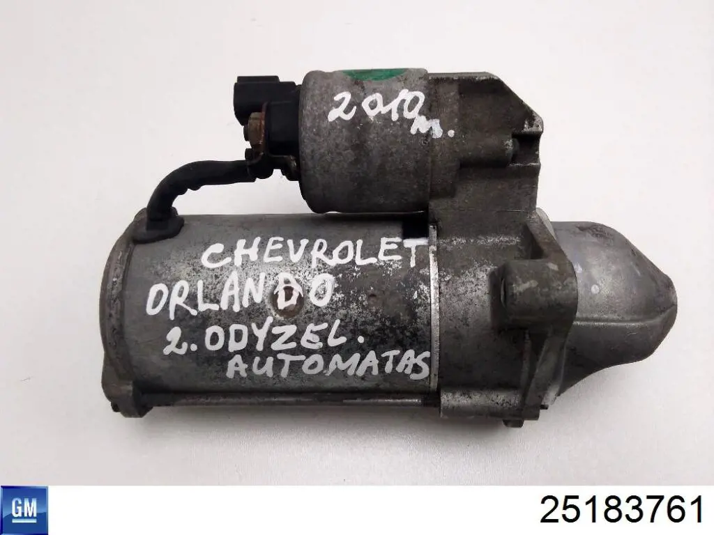 Motor de arranco General Motors 25183761 preço, a partir de 76,62 USD