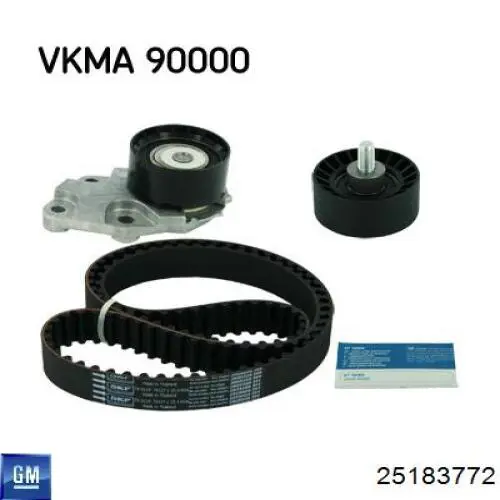 Rolo de reguladora de tensão da correia do mecanismo de distribuição de gás General Motors 25183772 preço, a partir de 45,67 USD