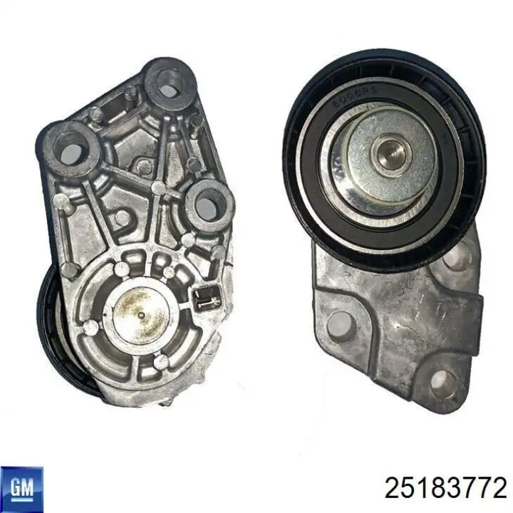 25183772 General Motors Rolo de reguladora de tensão da correia do mecanismo de distribuição de gás