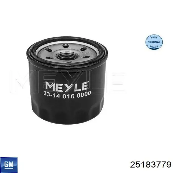 Compre 25183779 General Motors Filtro de óleo