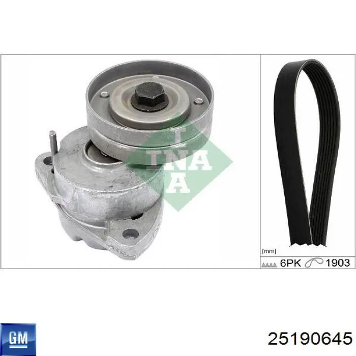 Reguladora de tensão da correia de transmissão General Motors 25190645 preço, a partir de 33,14 USD