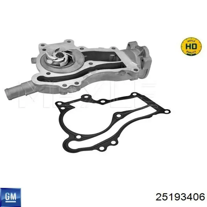 Compre 25193406 General Motors Bomba de água (bomba) de esfriamento