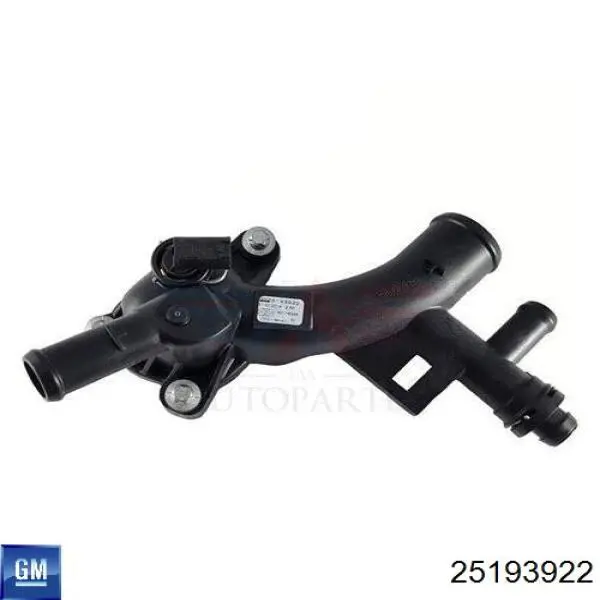 25193922 General Motors Flange do sistema de esfriamento (união em T)