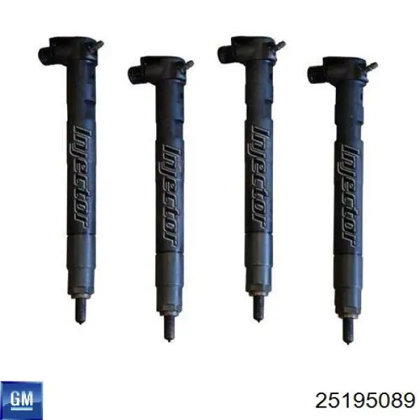 Injetor de injeção de combustível 25195089 Opel