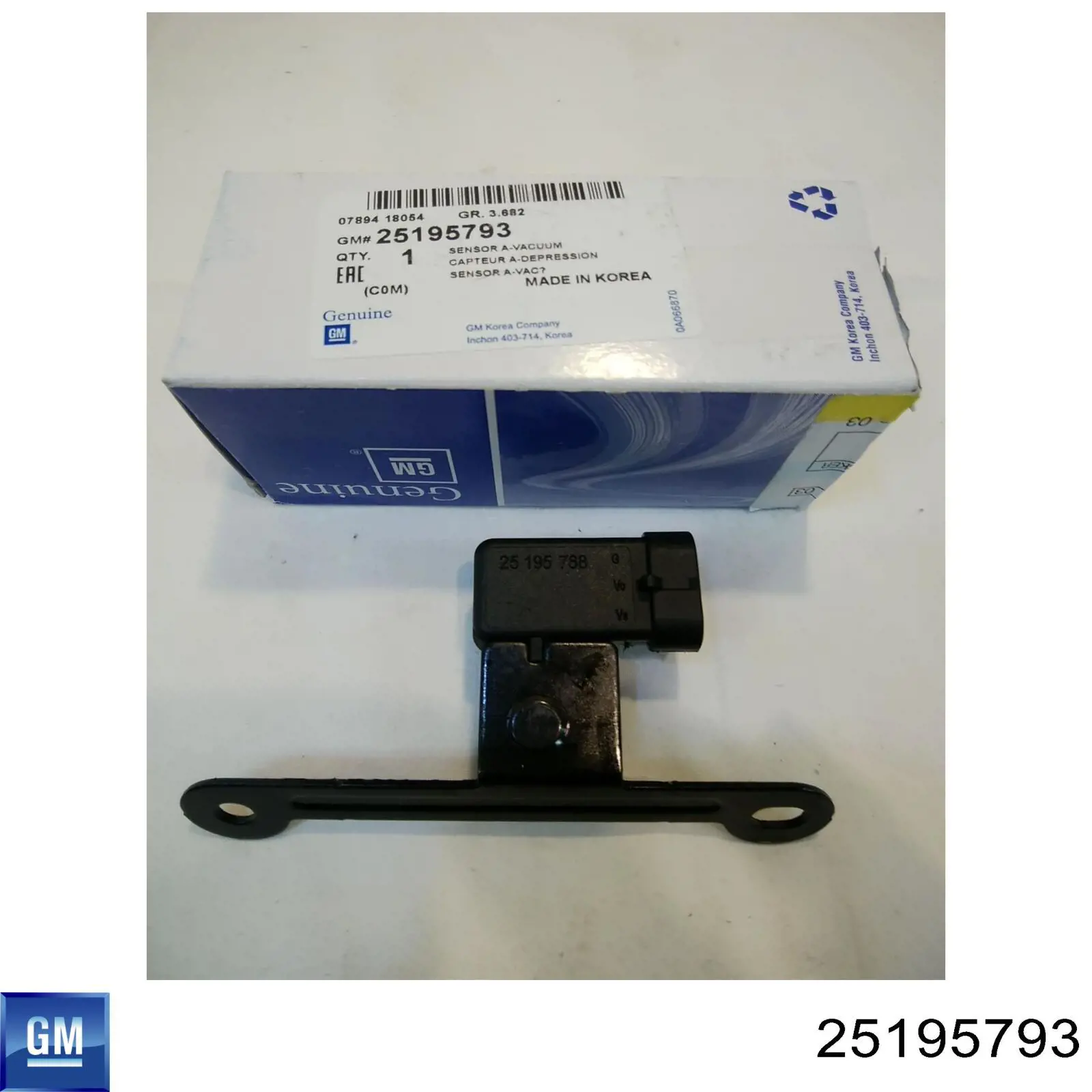 Sensor de pressão no coletor de admissão, MAP General Motors 25195793 preço, a partir de 64,34 USD
