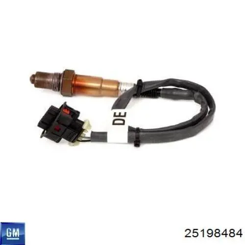 Compre 25198484 General Motors Sonda lambda, sensor direito de oxigênio depois de catalisador