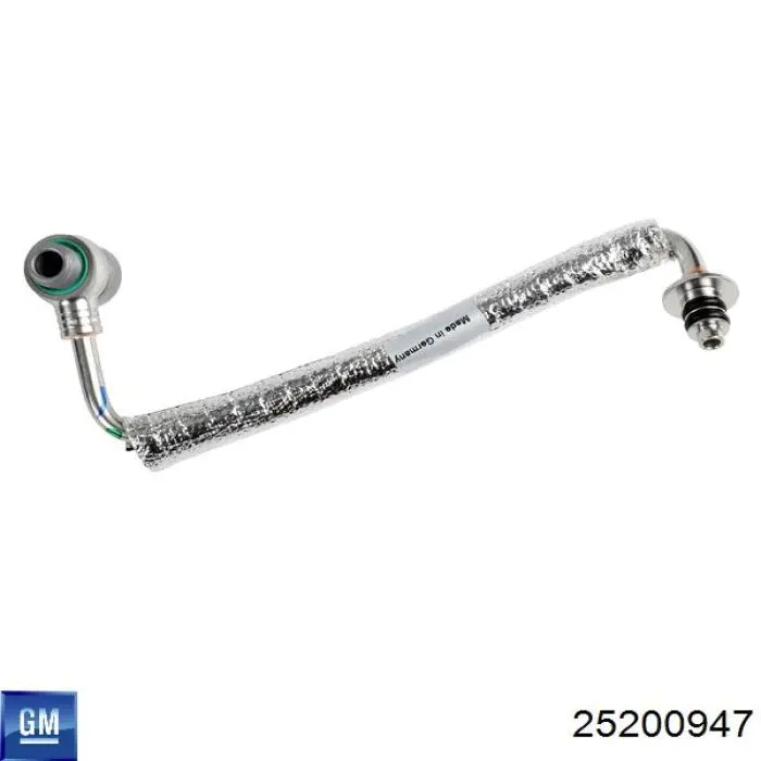 0860445 Opel Tubo (mangueira) de fornecimento de óleo de turbina