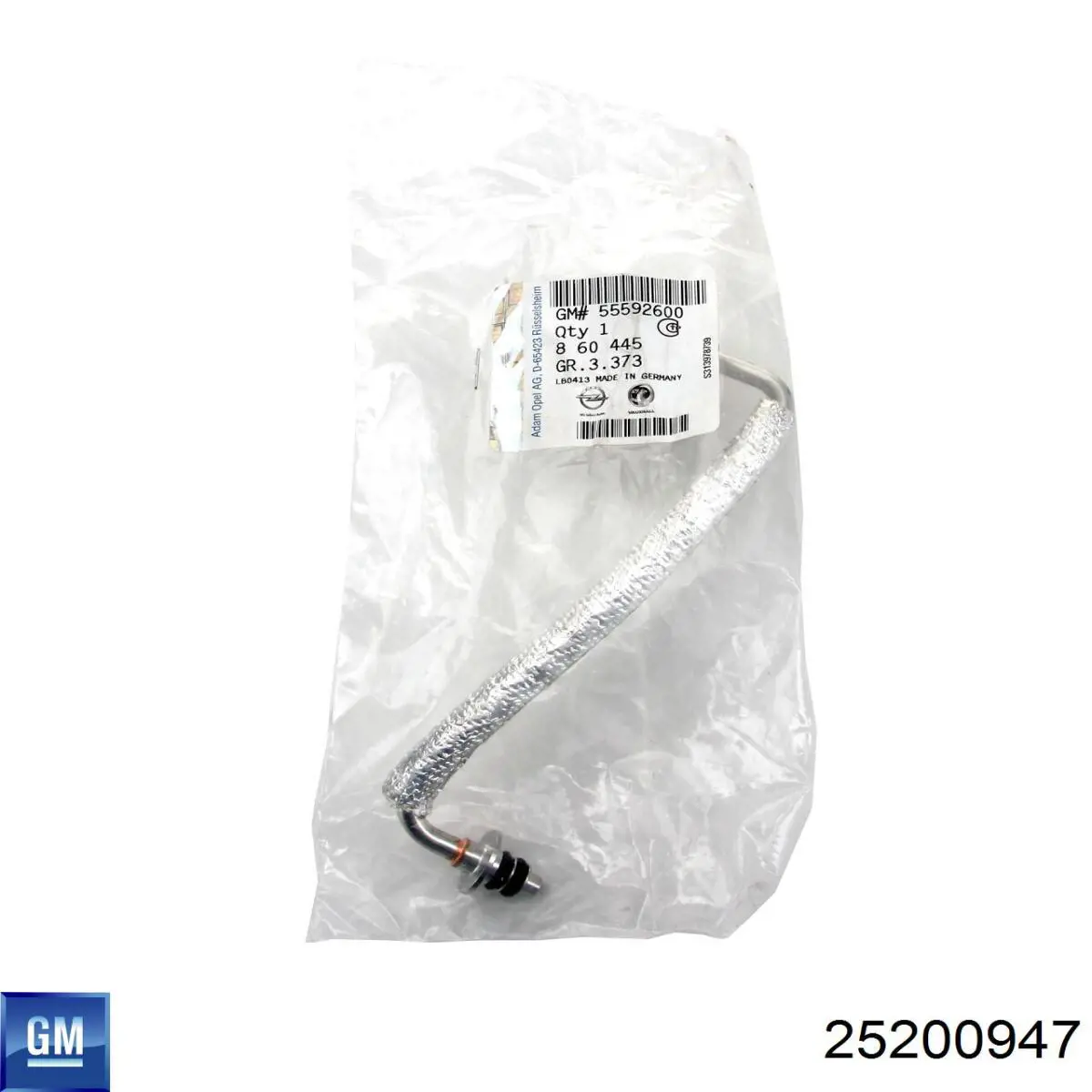 Compre 25200947 General Motors Tubo (mangueira) de fornecimento de óleo de turbina
